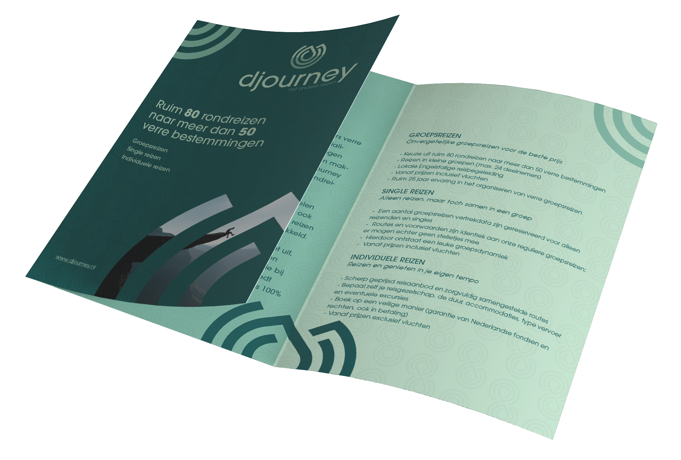 Trifold brochure mockup djourney